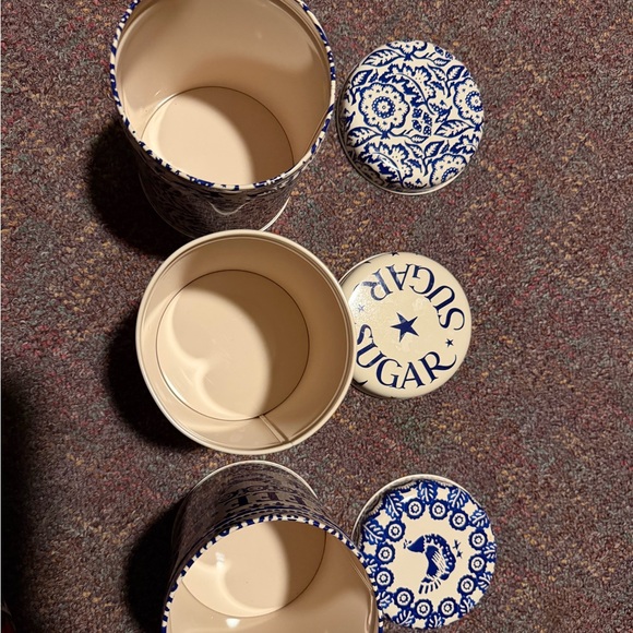 Emma Bridgewater Blue Skies Caddies Set - Picture 3 of 3